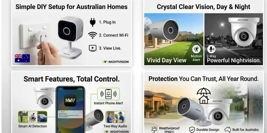 Plug and Play Security Camera features