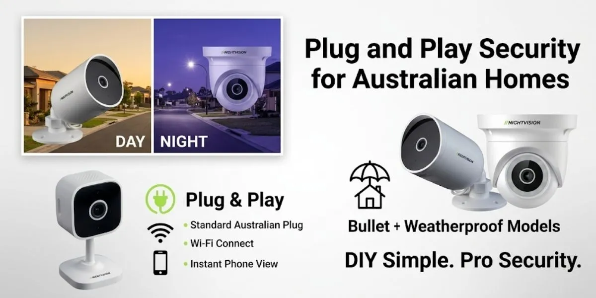 Plug and Play Security Camera – Easy Setup for Australian Homes