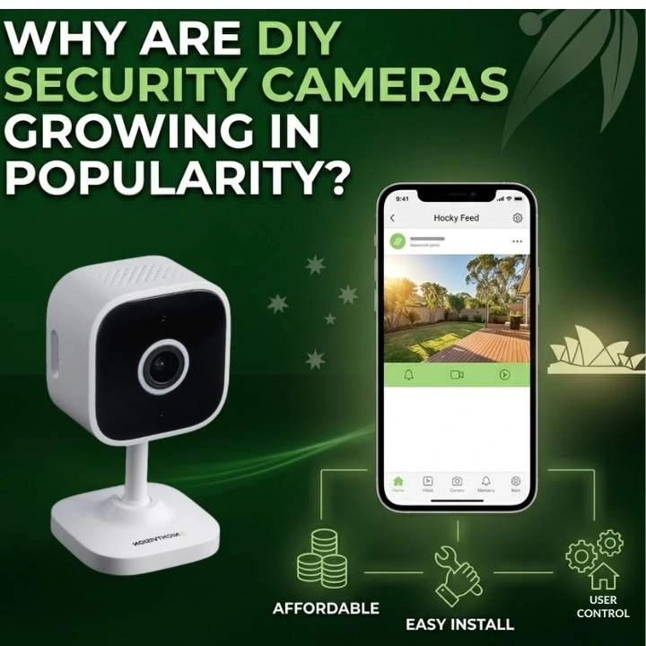Why are Do It Yourself security cameras growing in popularity- night vision cctv australia