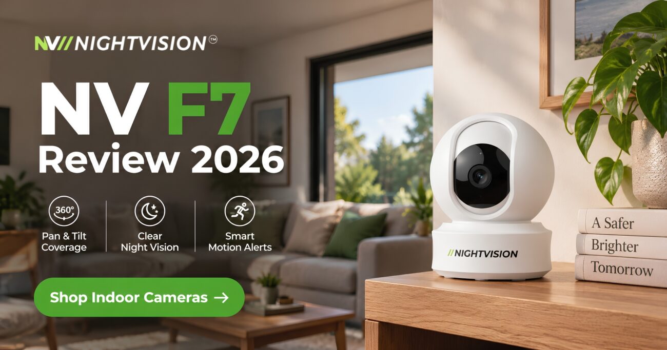 NV F7 Review Australia 2026: Indoor Pan-Tilt Tested 5 NV f7 security camera indoor WiFi camera